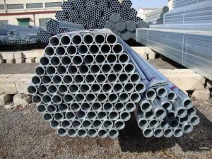 Tube en acier galvanisé pour échafaudage de construction